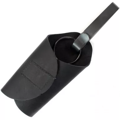 Zak Tool ZT87-55 Tactical Security Key Ring Holder w/ Leather Silencer, Black (Includes Zak Tool ZT55 Key Ring Holder)