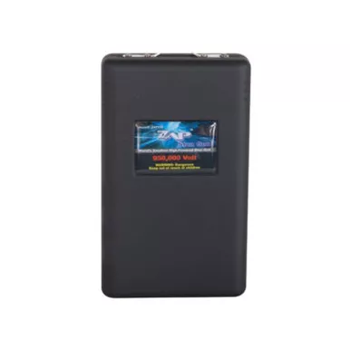 ZAP 950,000 Volt Stun Gun with 3 CR123A Batteries Polymer Black