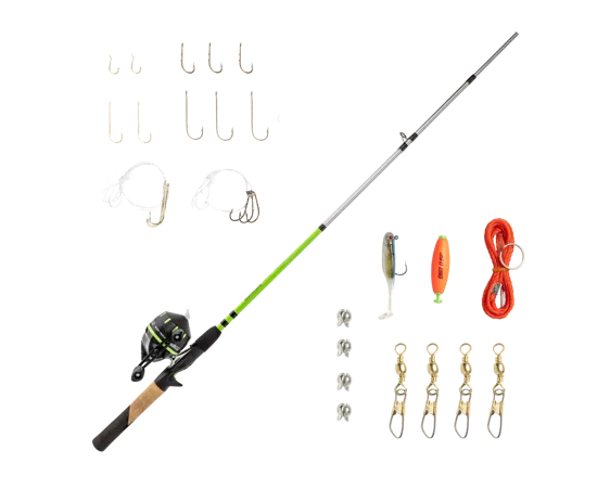 Zebco Ready Tackle Lake And Pond Spincast Combo #RTLPSC602ML