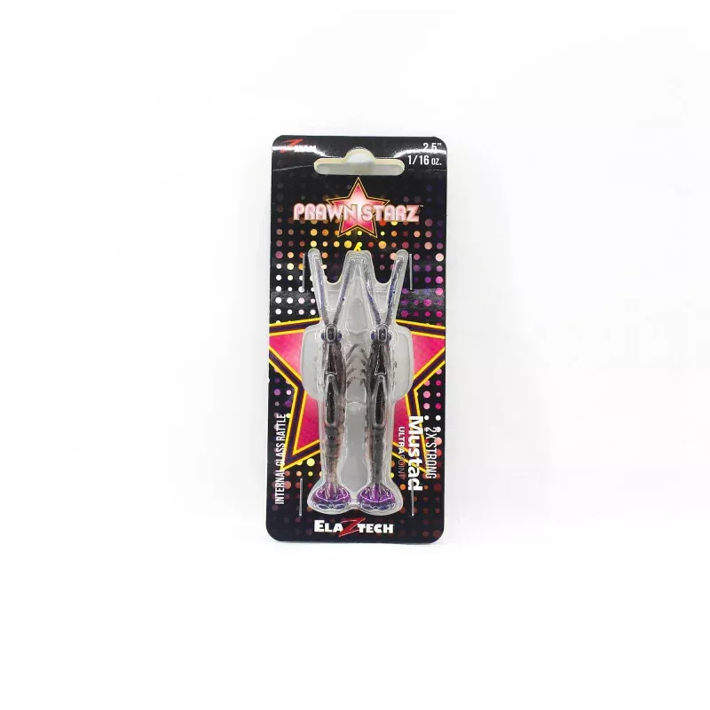 Zman Soft Lure PrawnstarZ 2.5 Inch 2/Pack Natural Shrimp (2480)