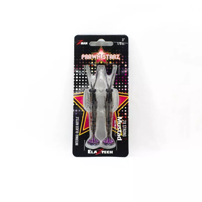 Zman Soft Lure PrawnstarZ 3 Inch 2/Pack Natural Shrimp (2602)