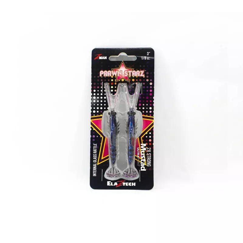 Zman Soft Lure PrawnstarZ 3 Inch 2/Pack White Shrimp (2626)