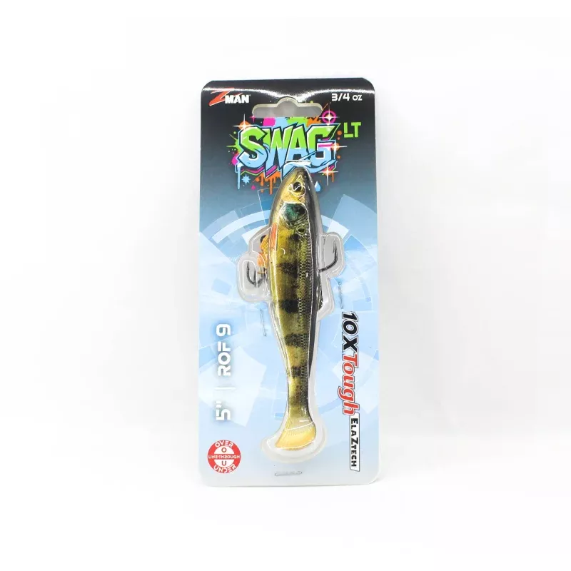 Zman Soft Lure Swag Swimbait LT 5 Inch Perch (4903)