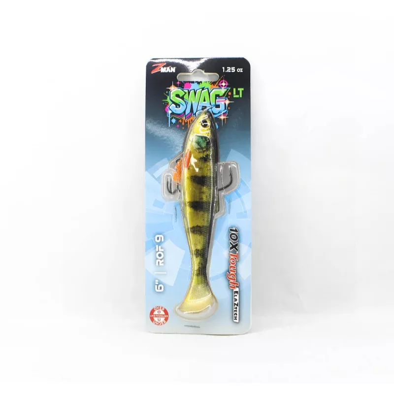 Zman Soft Lure Swag Swimbait LT 6 Inch Perch (4989)